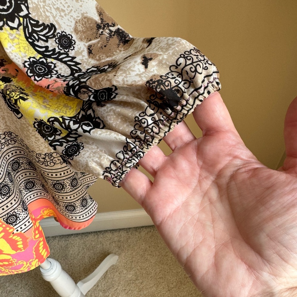 Style & Co Petite Boho Blouse - Excellent Condition - Picture 3 of 6
